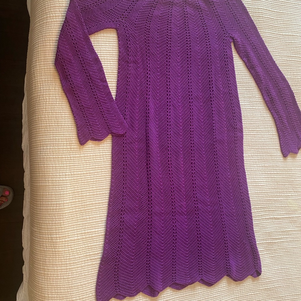 Crochet deess dark purple